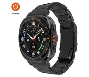 FIXED Titanium Strap černá / Řemínek / Samsung Galaxy Watch Ultra / Titan / PVD úprava