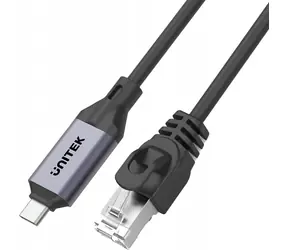 Unitek C18148AGY01-1M / Adaptér / USB-C (M) - RJ-45 / LAN / 1 m