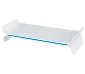 Leitz WOW modro-bílá / Stojan pod monitor / do 27"