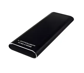 LC-Power Box pro M.2 NVMe SSD černá / Externí box pro M.2 SSD / USB-C 3.2 Gen 2 / 10 Gbit/s / hliníkové provedení