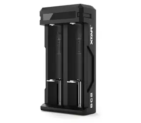 Xtar Nabíječka baterií 18650 černá / Nabíječka / USB-C / 2x Li-Ion / LED indikace