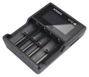 XTAR VC4 / Nabíječka baterií / Li-Ion / Ni-MH / LCD displej / USB / pro 4 baterie AA-D