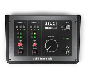 SSL SSL2 MKII / Audio rozhraní / USB-C / 2x XLR combo vstup / 32bit/192kHz / 48V phantom power