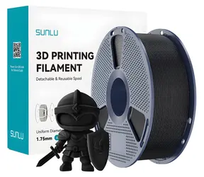 Sunlu PLA+ černá / Filament / PLA / 1,75 mm / 1 kg