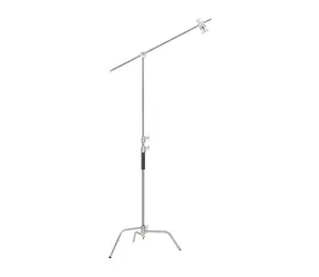 Neewer SC320 / C-stativ / nerezová ocel / výška 146-320 cm / rameno 128 cm / nosnost 20 kg