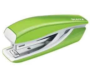 Leitz NeXXt 5528 zelená / Sešívačka / mini / kapacita 10 listů / drátky č. 10