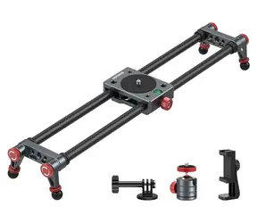 Neewer CS1M / Kamerový slider / Uhlíková vlákna / 40 cm / Nosnost 2 kg / Mini kulová hlava