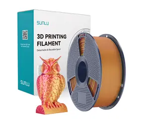 Sunlu PLA+ Silk DC R Go červeno-zlatá / Filament / PLA+ / dvoubarevný / 1 kg