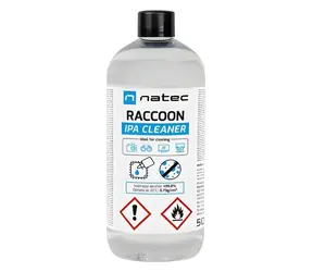 Natec Raccoon IPA Cleaner / Čisticí prostředek / izopropylalkohol 99,8% / 500 ml