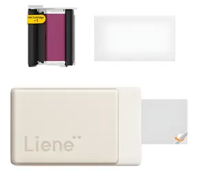 Liene Pearl N200 Pro zlatá / Mobilní fototiskárna / sublimační tisk / formát 2x3" / Bluetooth 5.2