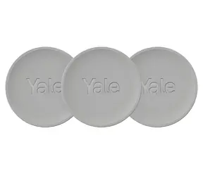 Yale Dot stříbrná / Doplněk pro chytrou domácnost / 3 ks