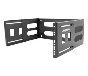 Lanberg sklopný nástěnný rám 19" 4U / Nástěnný rám / 497 x 240–400 mm / nosnost 12 kg