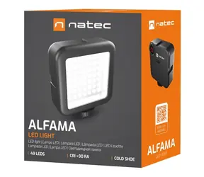 Natec Alfama / LED video světlo / kompaktní