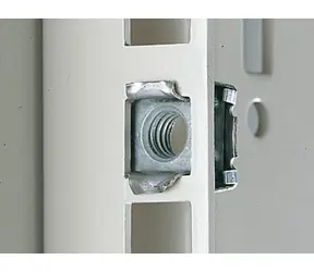 Rittal Klecová matice M5 stříbrná / Klecová matice / 19" / tloušťka plechu 0,8-2 mm / s kontaktováním / 50 ks