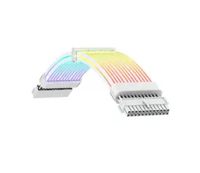 Gamemax prodlužovací kabel ATX 24-pin bílá / Prodlužovací kabel / Napájení PC