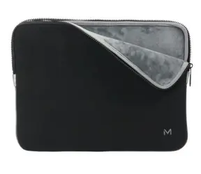Mobilis Skin Sleeve 12.5-14" černá & šedá / Pouzdro na notebook / Paměťová pěna / Odolné proti poškrábání a nárazu