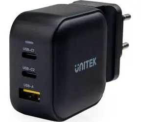 Unitek P1108AWH bílá / Nabíječka / 1x USB-A / 2x USB-C / 3,25 A