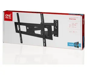 One For All WM2651 černá / Držák pro televize / 81-229 cm (32-90”) / otočný 180° / VESA do 400x400 mm / nosnost 50 kg