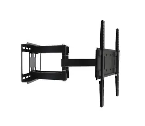 ART AR-70 černá / Držák TV / výsuvný a otočný / VESA 400x400 / nosnost 45 kg / 23-55"