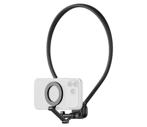 AOCHUAN Free MG1 černá / Držák na krk / magnetické uchycení / 360° otočení / 3osá konstrukce