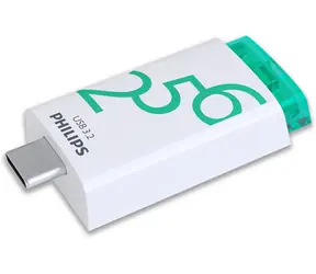 Philips Click Series 256 GB bílá / Flash disk / USB-C / USB 3.2 Gen 1