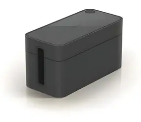 Durable CAVOLINE BOX S grafitová / Kabelový organizér / pro zásuvkovou lištu 3x / 246 x 116 x 128 mm