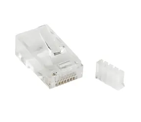 StarTech Modulární konektor RJ45 CAT6 / Konektor / Průhledná / 50 ks/balení
