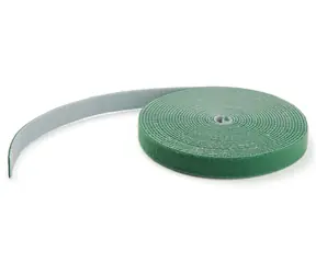 StarTech Stahovací páska Hook & Loop zelená / Organizace kabeláže / 30,5 m / 19 mm / opakovaně použitelná