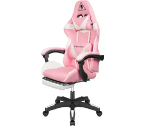 Kruger&Matz GX-150 růžovo-bílá / Herní židle