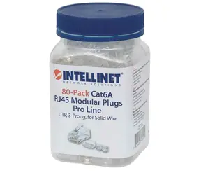 Intellinet RJ45 Cat6A / Konektor / UTP / na drát / 80 ks