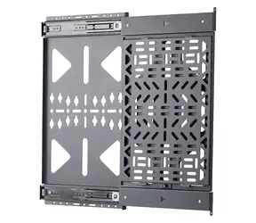 StarTech Výsuvný panel pro AV komponenty černý / Rack panel / Nosnost 10 kg / Šířka 582 mm
