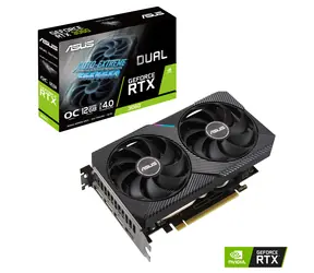 ASUS Dual GeForce RTX 3060 V2 OC 12GB / Grafická karta / GDDR6 / 192-bit / 1x HDMI + 3x DP
