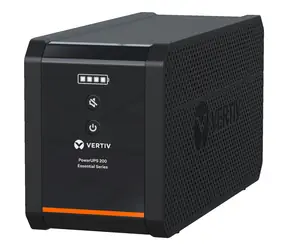 Vertiv PowerUPS 200 Essential černá / UPS / Line-Interactive / 2200VA / 1225W / 6x Schuko