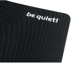 be quiet! Mousepad XL černá / Podložka pod myš / textilní / protiskluzová guma / 900x500 mm / 3 mm