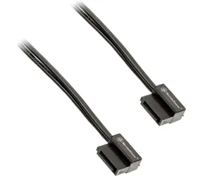 SilverStone SST-CP11B-300 černá / SATA kabel / 90° zahnutý konektor / 30 cm / SATA III 6 Gbit/s