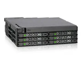 Icy Dock MB606SPO-B černá / Rámeček pro HDD / 6x 2,5" SATA/SAS + slim ODD / do 5,25" pozice / Hot-Swap