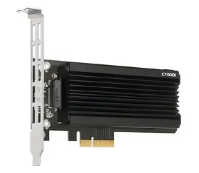 Icy Dock EZConvert Ex Pro MB987M2P-1B černá / Adaptér M.2 NVMe SSD na PCIe / PCIe 3.0 x4 / do 110 mm SSD
