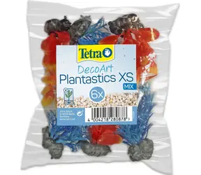 Tetra Umělé akvarijní rostliny mix barev XS 6 ks / Akvarijní dekorace / výška 6 cm / plast