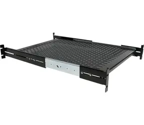 StarTech Vysouvací rack police 2U černá