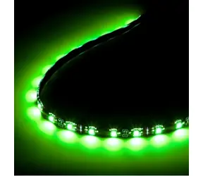 Lamptron FlexLight Pro zelená / LED pásek / 24 LED / do PC skříně