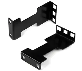 StarTech Hloubkový adaptér do racku černý / Hloubkový adaptér / 1U / Hloubka 101 mm / Nosnost 40 kg / 2 ks