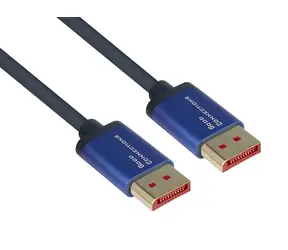 Good Connections SmartFLEX DP1.4 modrá 3 m / Propojovací kabel / DP 1.4 / 8K UHD-2 60Hz / 25,92 Gbit/s