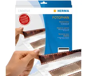 Herma Archivační obaly na negativy MF / Obaly na negativy / Střední formát / PP transparentní / 100 listů