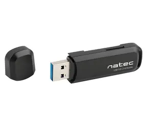 Natec Scarab 2 černá / Čtečka paměťových karet / USB-A / USB 3.2 Gen 1 / SD, microSD