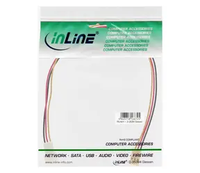 InLine / Prodlužovací kabel / 3-pin Molex / 60 cm