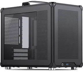 Jonsbo C6 MAX černá / Počítačová skříň / Micro-ATX / tvrzené sklo / Mini Tower