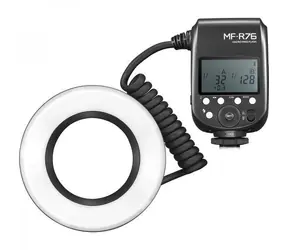 Godox MF-R76 / Makro kruhový blesk / 2 hlavy / 1/1-1/128 / Li-ion baterie