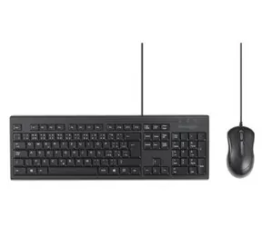 Kensington KM100 EQ / Drátový set klávesnice a myši / Odolnost vůči tekutinám / USB