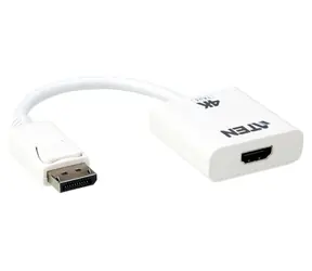 ATEN VC986B / Adaptér / DisplayPort na HDMI 2.0 / True 4K 60Hz / bílá