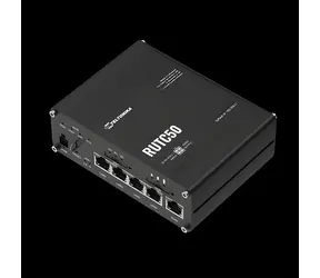 Teltonika RUTC50 / Router industriální / 5G / 4G (LTE) / 3G / Wi-Fi 6 / 5x RJ-45 / Dual SIM